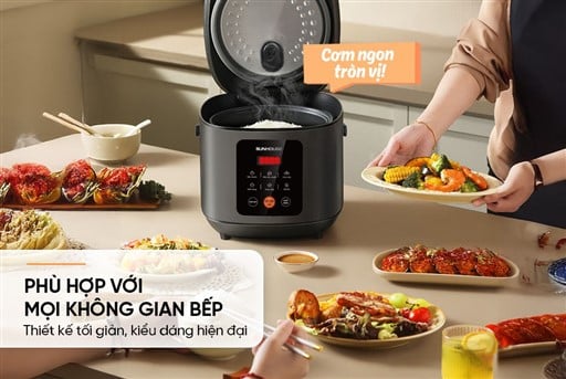 Nồi cơm điện tử 1.5L Sunhouse SHD8825 – ảnh 8
