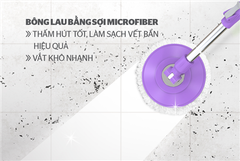Bộ lau nhà xoay 360 độ Sunhouse KS-CL330CP ảnh 2