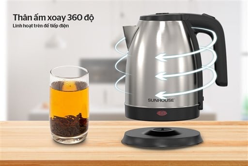 Ấm siêu tốc inox Sunhouse SHD1183 – ảnh 3