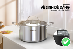 Nồi inox 304 đáy liền Sunhouse SHG706 ảnh 6