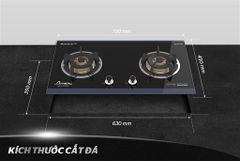 Bếp gas âm kính apex APB8816 ảnh 2