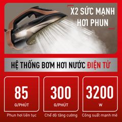 Bàn ủi hơi nước cao cấp Tefal Ultimate Power Pro FV9E50E0 ảnh 2