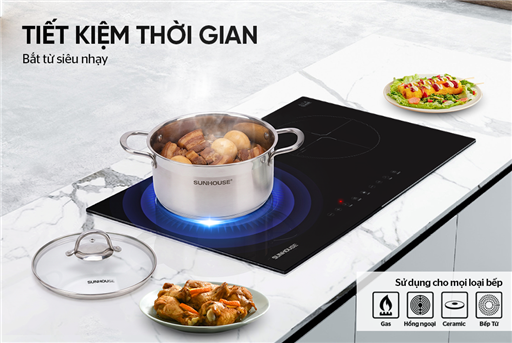 Nồi inox 304 đáy liền Sunhouse SHG706-20 – ảnh 8