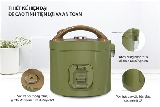 Nồi cơm điện 1.8L Sunhouse Mama SHD8665G – ảnh 5