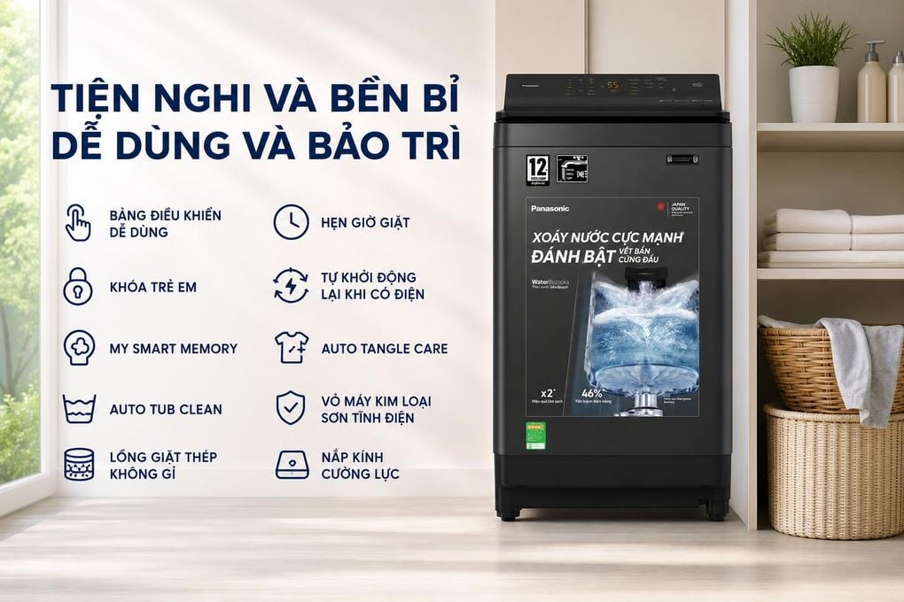 Máy giặt Panasonic NA-FJ105X1BV Máy giặt Panasonic NA-FJ105X1BV
