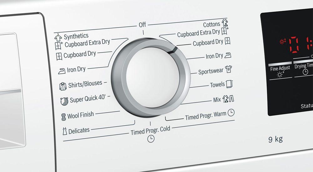 Bơm nhiệt tiết kiệm, dịu vải – Máy sấy quần áo Bosch WTW85400SG Heat Pump Series 6, 9kg