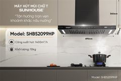 Máy hút mùi chữ t Sunhouse SHB52099HP ảnh 5
