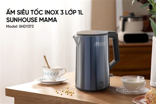 Ấm siêu tốc inox 3 lớp 1L Sunhouse Mama SHD1373 – ảnh 5