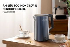 Ấm siêu tốc inox 3 lớp 1L Sunhouse Mama SHD1373 ảnh 5