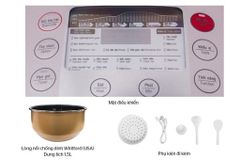 Nồi cơm điện tử 1.5L Sunhouse Mama SHD8915 ảnh 5