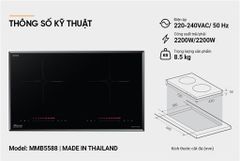 Bếp đôi điện từ Sunhouse Mama MMB5588 ảnh 6