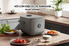 Nồi cơm điện tử 1.5L Sunhouse SHD8823 ảnh 7