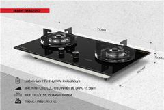 Bếp gas âm kính Sunhouse SHB62010 ảnh 6