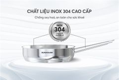 Chảo inox 304 Sunhouse healthy IN24M9 ảnh 6