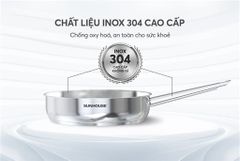 Chảo inox 304 Sunhouse healthy IN26M9 ảnh 6