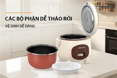 Nồi cơm điện 1,8L Sunhouse SHD8607BR ảnh 6