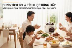 Nồi cơm điện 1,8L Sunhouse SHD8607BR ảnh 8