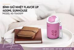 Bình giữ nhiệt flavor up 400ml Sunhouse KS-TU400FP ảnh 4