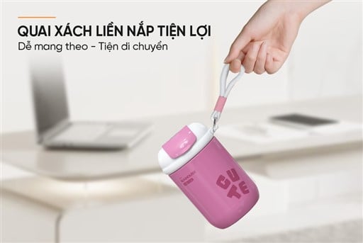 Bình giữ nhiệt flavor up 400ml Sunhouse KS-TU400FP – ảnh 5