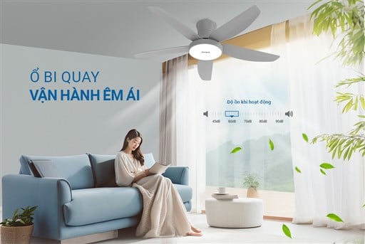 Quạt trần 5 cánh có đèn Sunhouse apex APF7685G – ảnh 7
