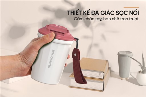 Bình cốc giữ nhiệt mellow 390ML Sunhouse KS-TU390MW – ảnh 5