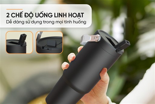 Bình giữ nhiệt city drive 900ML Sunhouse KS-TU900CB – ảnh 6