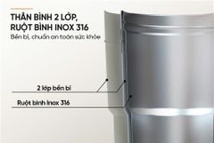 Bình cốc giữ nhiệt stay hybe 750ML Sunhouse KS-TU750SG ảnh 6