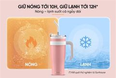 Bình giữ nhiệt stay hydrate 1200ML Sunhouse KS-TU1200SP ảnh 7