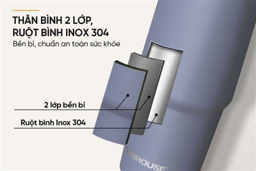 Bình giữ nhiệt city drive 900ML Sunhouse KS-TU900CP – ảnh 8