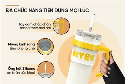 Bình cốc giữ nhiệt stay hybe 750ML Sunhouse KS-TU750SW – ảnh 8