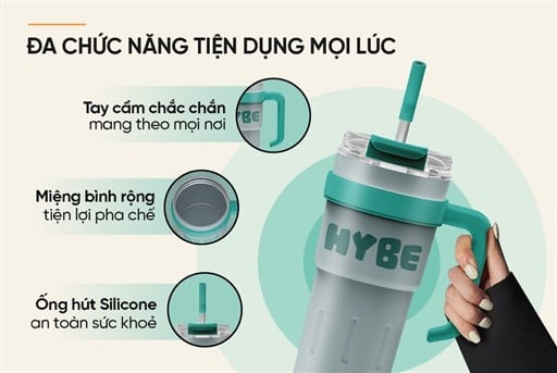 Bình cốc giữ nhiệt stay hybe 750ML Sunhouse KS-TU750SG – ảnh 8