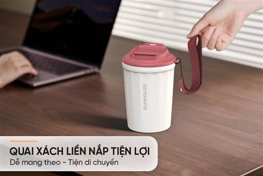 Bình cốc giữ nhiệt mellow 390ML Sunhouse KS-TU390MW – ảnh 8