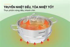 Xửng đa năng inox Sunhouse eco SHG105-24 ảnh 8