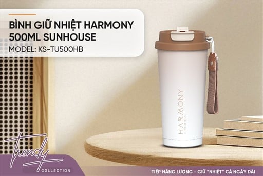 Bình giữ nhiệt harmony 500ML Sunhouse KS-TU500HB – ảnh 4