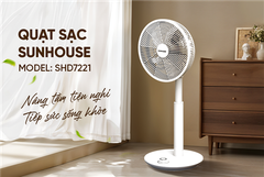 Quạt sạc Sunhouse SHD7221 ảnh 6