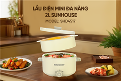 Lẩu điện mini đa năng 2.0L Sunhouse SHD4517 ảnh 6