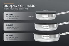Chảo inox impact Sunhouse eco IN26M5 ảnh 2