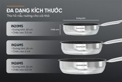 Chảo inox impact Sunhouse eco IN20M5 ảnh 2