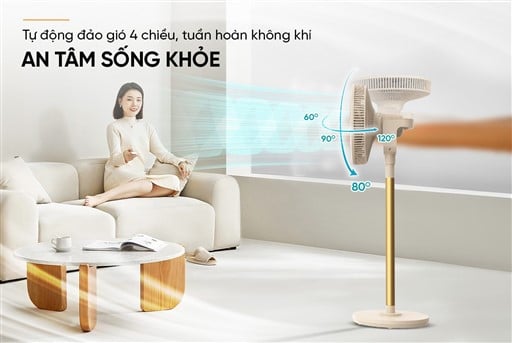 Quạt tuần hoàn không khí Sunhouse apex APF7326B – ảnh 3