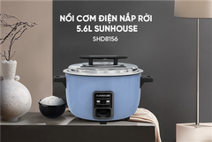 Nồi cơm điện nắp rời 5.6L Sunhouse SHD8156 ảnh 2