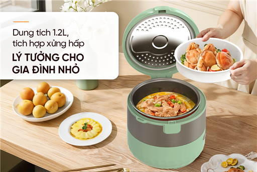 Nồi cơm điện 1.2L Sunhouse SHD8221 – ảnh 7
