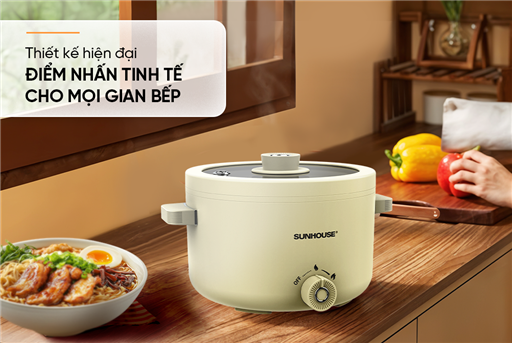Lẩu điện mini đa năng 2.0L Sunhouse SHD4517 – ảnh 7