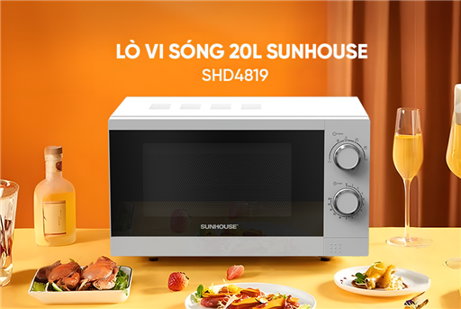 Lò vi sóng 20L Sunhouse SHD4819 – ảnh 2