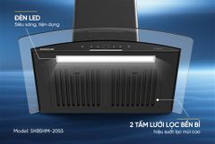 Máy hút mùi kính cong Sunhouse SHB5HM-2055 ảnh 7