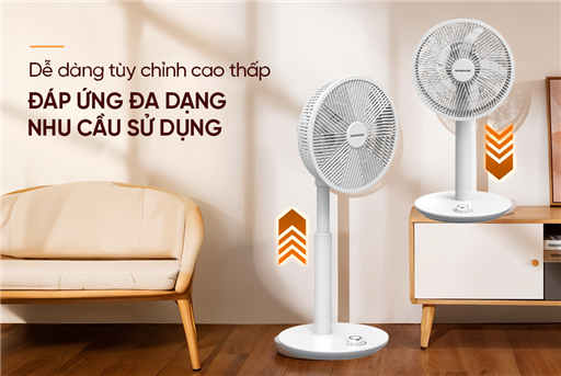 Quạt sạc Sunhouse SHD7221 – ảnh 8