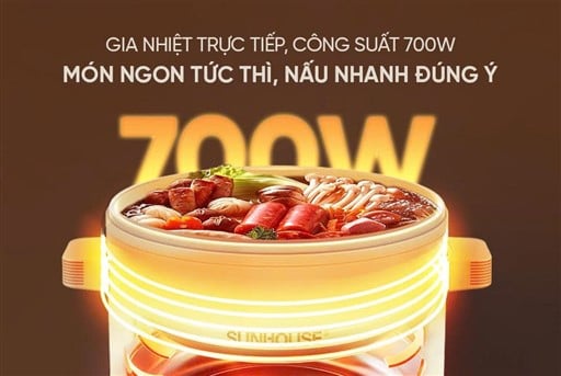 Lẩu điện mini đa năng 2.0L Sunhouse SHD4517 – ảnh 8
