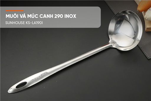 Muôi vá múc canh 290 inox Sunhouse KS-LA290I – ảnh 2