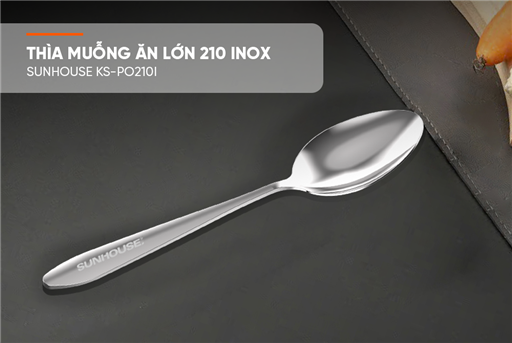 Thìa muỗng ăn lớn 210 inox Sunhouse KS-PO210I – ảnh 2