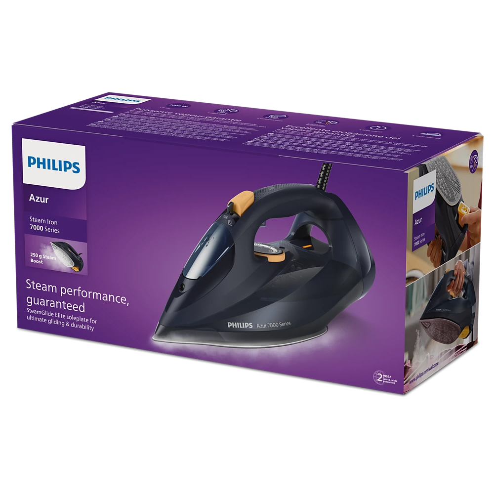 Bàn là hơi nước Philips DST7060/20 3000 W Azur Steam Iron 7000 Series – ảnh 8