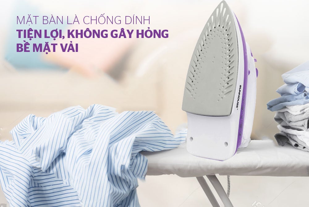 Bàn là hơi Sunhouse SHD2063P – ảnh 8